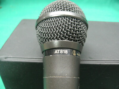 Audio-Technica AT 818 Microphone dynamic unidirectional + Cord +