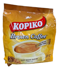 Kopiko Brown Coffee 3-in-1 with brown Palm Sugar 22s x 25g - 1 Pack