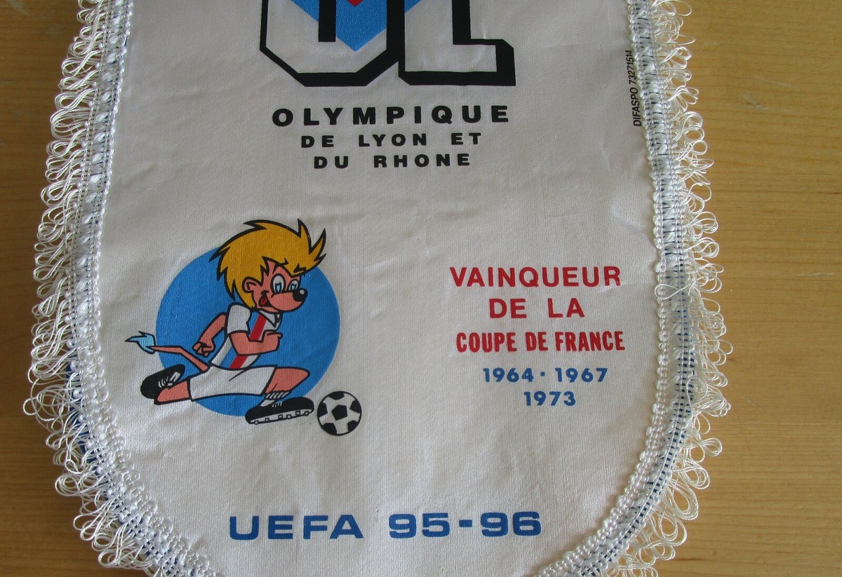 1995/1996 OL LYON FANION UEFA FOOTBALL