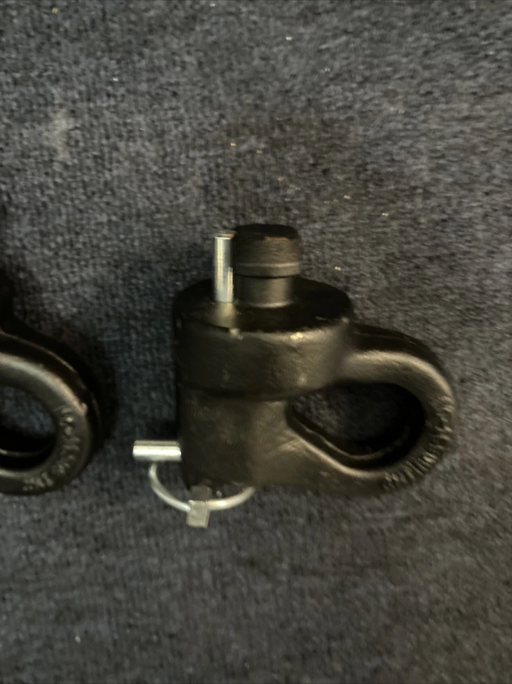 Sistema de disco Curt OEM cuello de ganso enganche anclajes de cadena de seguridad 38K #60691 Foto 4 de 4