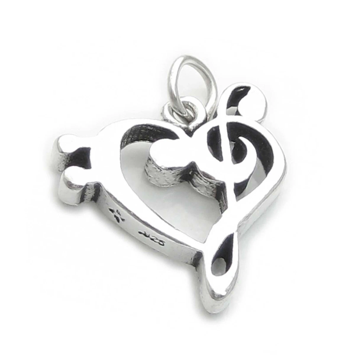 Ciondolo In Argento Sterling 925 A Forma Di Banjo – Apertura Con Anello, Gioiello Musica - 2