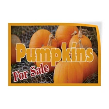 Decal Stickers Pumpkins for Sale Advertising Printing Vinyl Store Sign Label