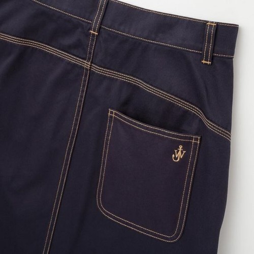 J W ANDERSON for Uniqlo Navy Wrap Logo Skirt A-line Size 27 inch/68.5cm - Picture 5 of 5