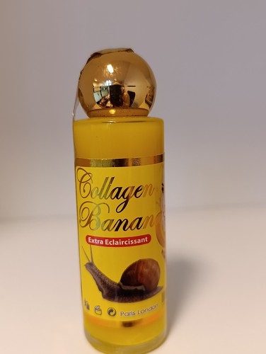 Huile Éclaircissante Collagène Banane - Laboratoire Mégane - Action Rapide Anti-taches - 100ml