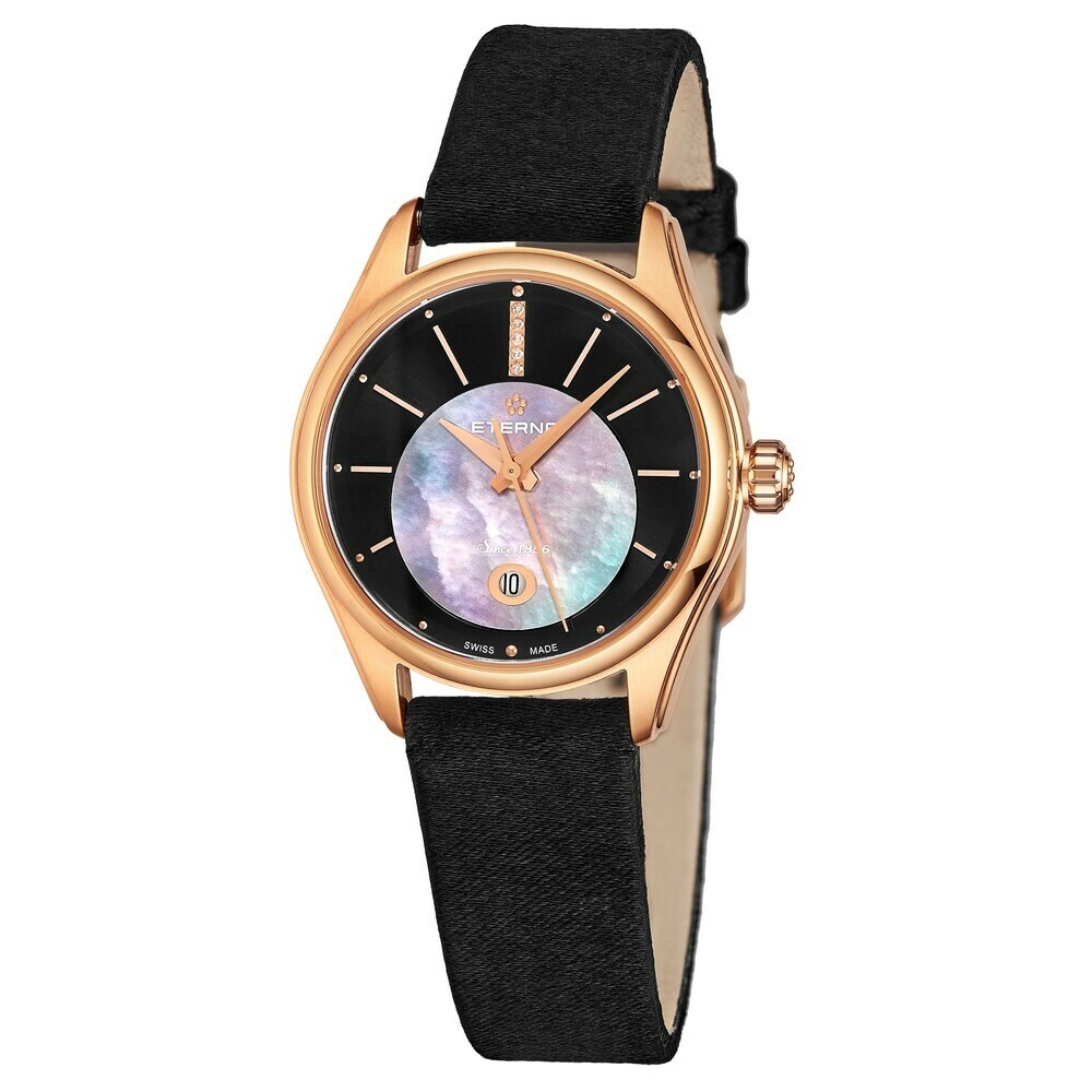 Eterna 2940-56-41-1357 Women\'s Avant-Garde Diamond Automatic Black Watch $2,250 Eterna Women Diamond Accent Wristwatches for sale | eBay main image 4