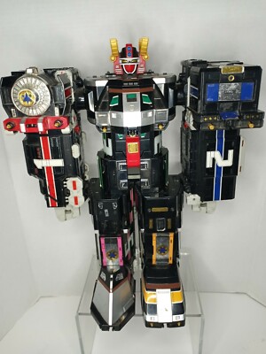 Jouet vintage Power Rangers Megazord DX Lightspeed Rescue super train Bandai : Achat occasion | Figurines Power Rangers Très bon état