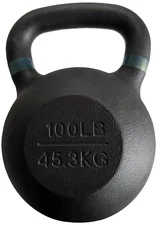 100 lb Cast Iron Kettlebell for Strength Training & Conditioning Workouts
