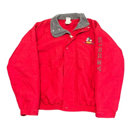 Vintage 90s The Disney Store Mickey Mouse Full Zip Windbreaker Jacket Men S Xl Ebay