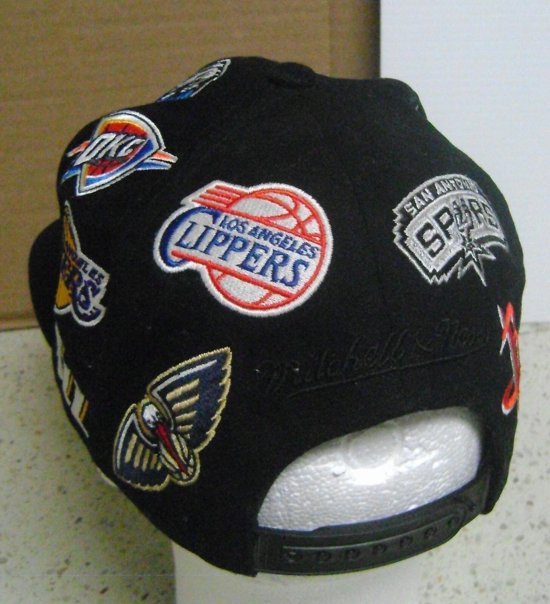 NBA Western Conference キャップ Reebok NBA Western Conference Team Logo Patches Fitted Cap