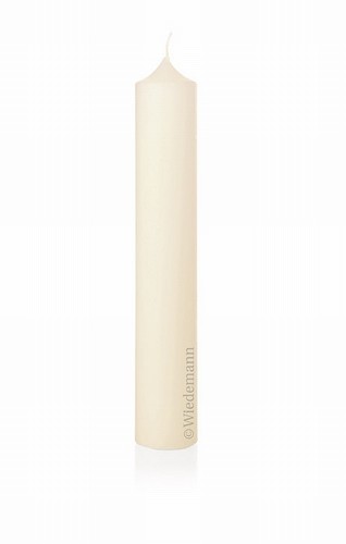 Kaminkerze Elfenbein von Wiedemann - 300x100 mm Durchmesser - RAL Qualität - Picture 2 of 2