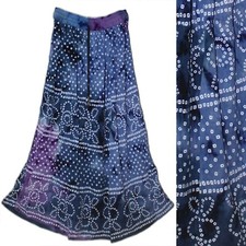 Plus Size 3X To 6X Indian Ethnic Maxi Long Skirt For Women Retro Boho Gypsy Vtg