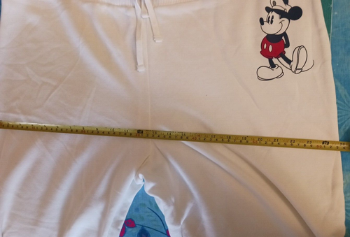 Disney Cruise Line Mickey Mouse Women’s color Ivory Sweatpants size 1X - Picture 6 of 8
