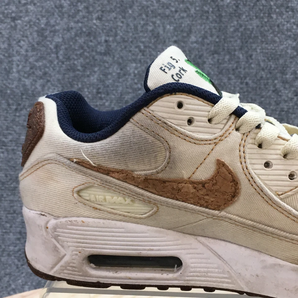 Nike Zapatilla Juvenil 4.5Y Crema Air Max 90 Corcho Coco Leche Con Cordones DC7774 Foto 2 de 4