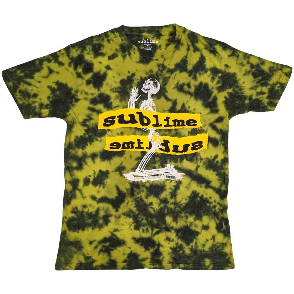 Sublime Unisex T-Shirt: Praying Skeleton (Wash Collection)
