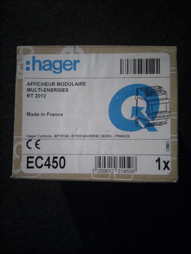 Afficheur De Consommation HAGER EC410 - Multi-énergies (neuf)
