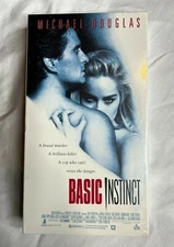  Basic Instinct 1992 New Factory Sealed VHS Video Tape, Michael Douglas