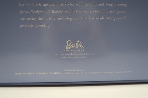 MATTEL #25641 New Wedgwood England 1759 Barbie Blue Gown Ltd Edition NIB 1999 - Picture 21 of 24