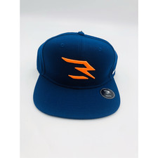 Nike Russell Wilson Youth Snapback Hat Navy Blue Orange Embroidered Logo Cap