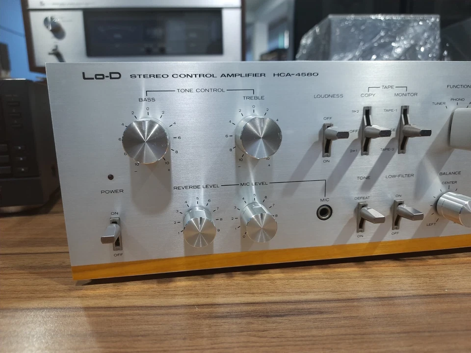 Preamplificador Mosfet de audio japonés vintage LO-D Hitachi, HCA-4580  Foto 3 de 4