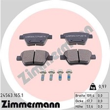 Bremsbelagsatz, Scheibenbremse ZIMMERMANN (24563.165.1) online