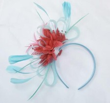 Customised Feather Hair Fascinator on Headband Wedding Royal Ascot Races Bespoke