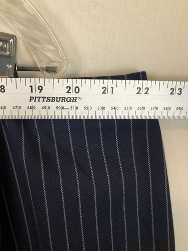 Lane Bryant Pinstripe Pencil Skirt Sz 24 Career Corpcore Office Side Slit NWT - Picture 16 of 21