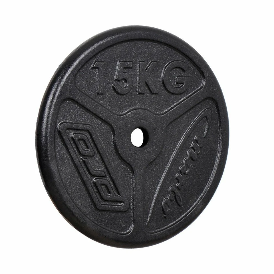 Plaques de poids Marbo Sport en fonte slim set 60kg / 2x15kg + 2x10kg + 2x5kg - Photo 3/3