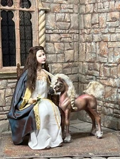 1:12 Visual Mini Doll Dressing Made Easy~ ARTIST Dana Burton~ LADY OF SHALLOT