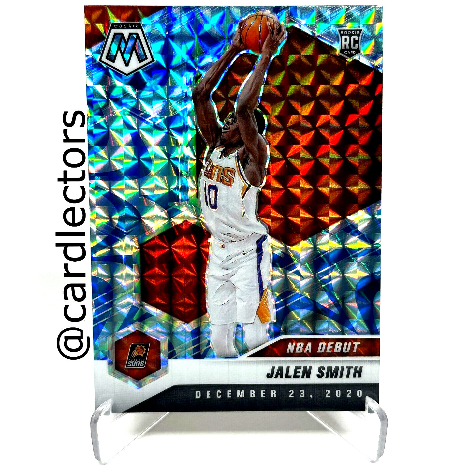 2020-21 Panini Mosaic JALEN SMITH NBA Debut #275 RC Reactive Blue PRIZM Parallel
