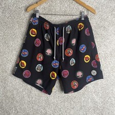 Vintage SURFCUZ Mens Swim Trunks with Liner Swimming Trunks, Size L