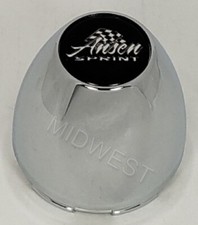 New 1281100099 American Racing Chrome Ansen Sprint Snap In Wheel Rim Center Cap