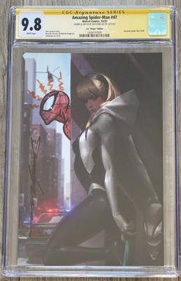 Amazing Spider-Man #47 CGC SS Remark 9.8 Jeehyung Lee Virgin Edition