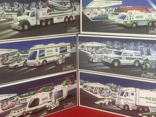 Hess trucks 6 Pcs. lot, All have boxes. All in New condition in Miami.