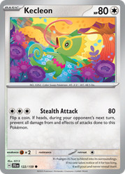 Kecleon 122/159 Journey Together Common Pokémon TCG Card