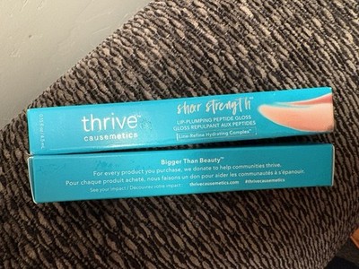 Genuine Thrive Causemetics Sheer Strength Plumping Lip Gloss Jo Pink Mauve