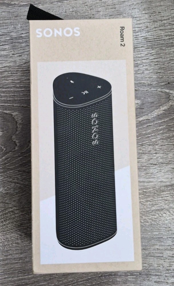 New Sonos Roam 2 Smart Speaker Black GV26AP