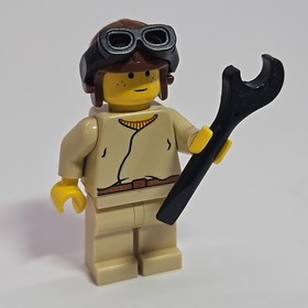 LEGO Minifigure Star Wars Anakin Skywalker (Brown Aviator Cap) sw0007 Naboo 7141
