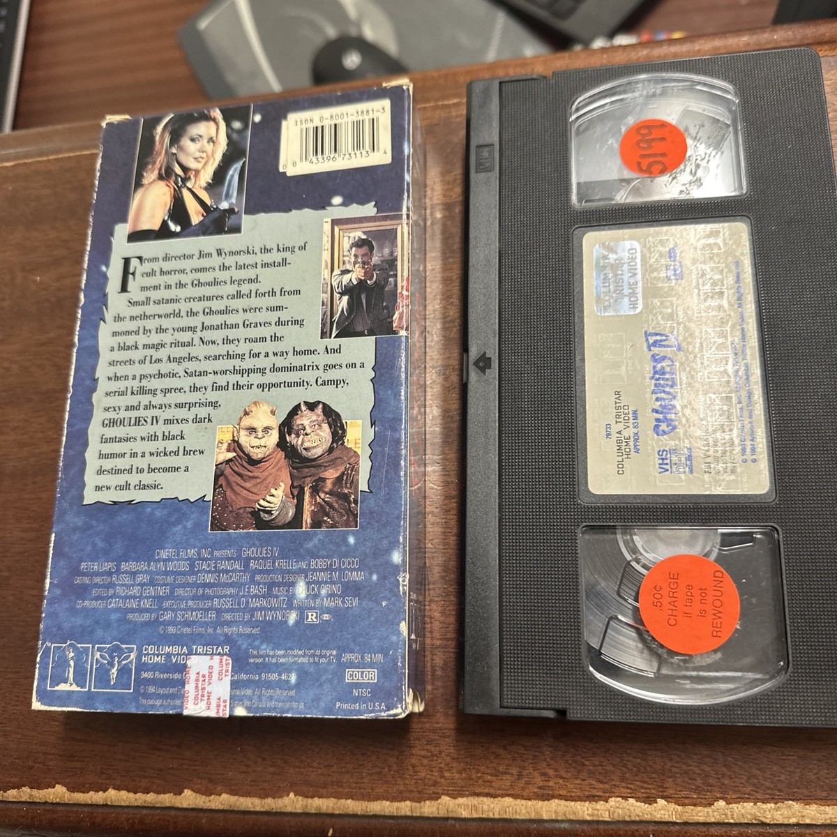 Ghoulies IV 4 (VHS, 1994) Bobby Di Cicco - Rare Horror | eBay