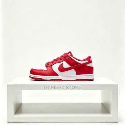 Nike Dunk Low Shoes Red White Little Kids' (PS) | Size 11C - 3Y | eBay