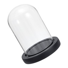 4.7"x3.1" Clear Cloche Glass Dome, Glass Bell Jar Display Case Tabletop for Home