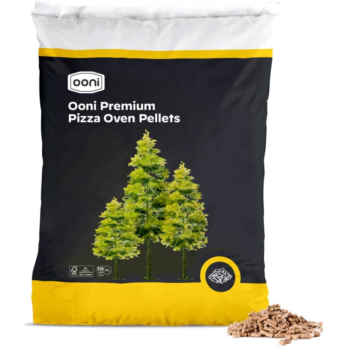 Pellets Ooni pour four à pizza premium 10kg en bois naturel sans additif