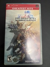 Final Fantasy Tactics The War of The Lions Sony PSP (2008) CIB Manual Reg Card
