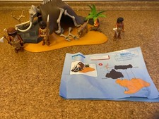 Playmobil 5101-A Mammutknochen-Zelt mit Jägern ohne OVP