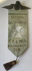 GAR 1890 NEW YORK VOLS 146TH REGIMENT REUNION BADGE