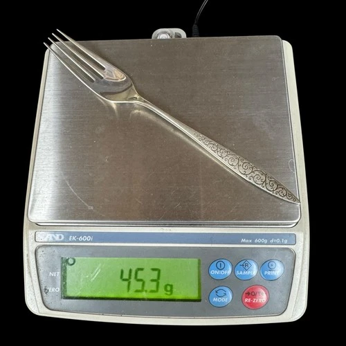 Wallace Sterling "Spanish Lace" Dinner Fork - 45.3 Grams
