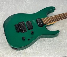 Chitarra elettrica professionale metà anni 90 MIJ Jackson DR5 Dinky Reverse verde scuro