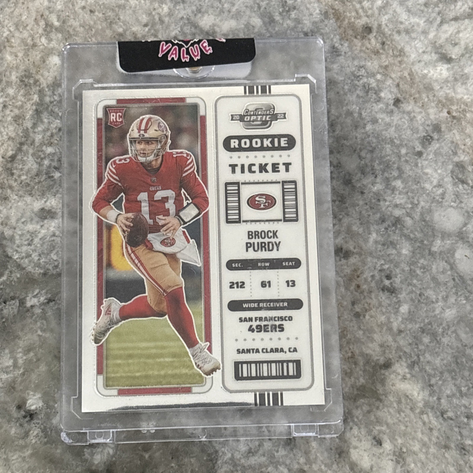 2022 Panini Contenders Optic - Rookie Ticket Brock Purdy #68 (RC)
