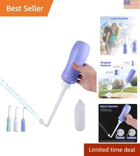 Lightweight Travel Bidet with Extended Nozzle for Personal Hygiene Relief