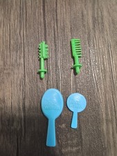 Bionic Woman Beauty Salon 1976 Hairdryer Brush Accessories Tube End Kenner Vtg