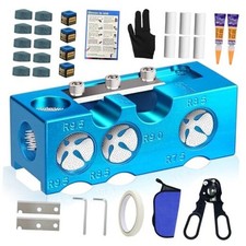 11-in-1 Billiards Pool Cue Tips Shaper,Upgraded Aluminum Alloy Pool Cue Tips